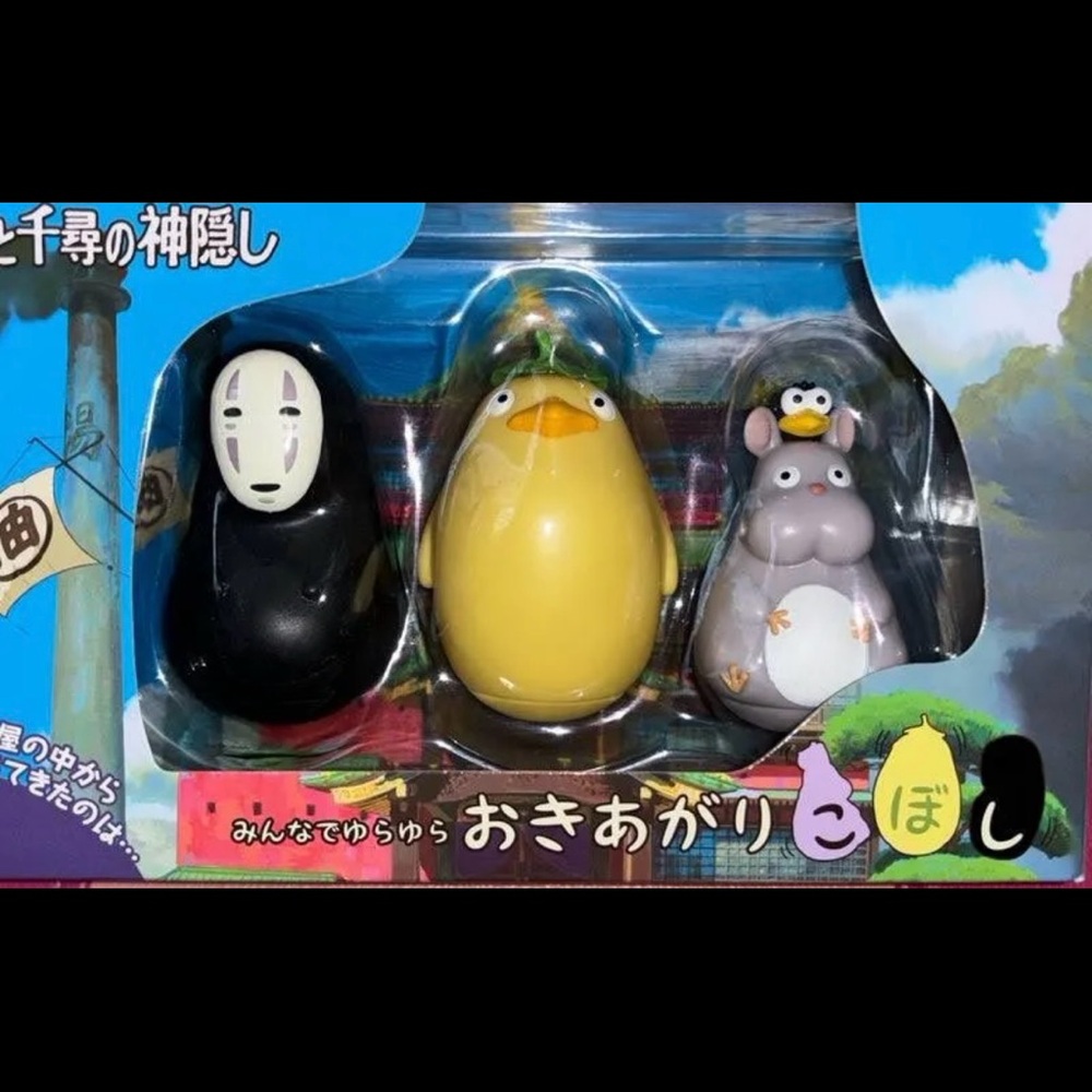 Official Spirited Away Merchandise NEW Art collectible wobble figures